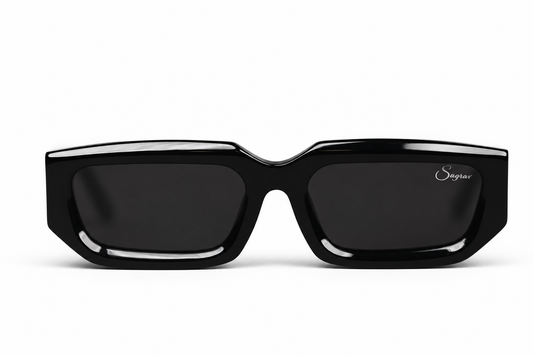 Black Out sunglasses — front view on white background