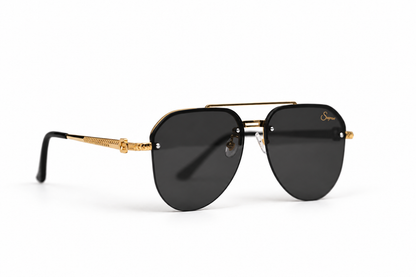 Classic Aviator sunglasses — three-quarter view on a white background