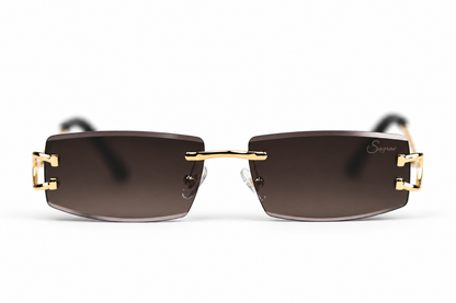 The Don Diamond Cut sunglasses — front view on white