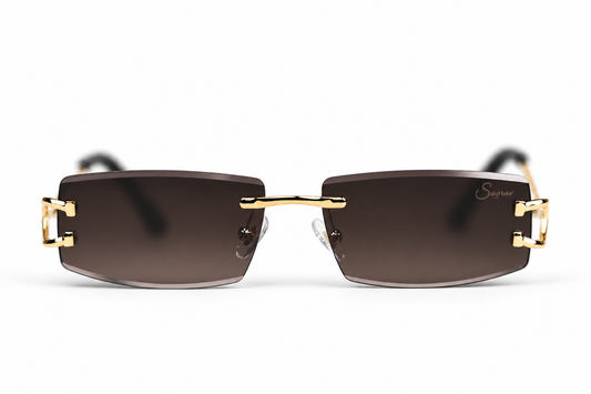 The Don Diamond Cut sunglasses — front view on white
